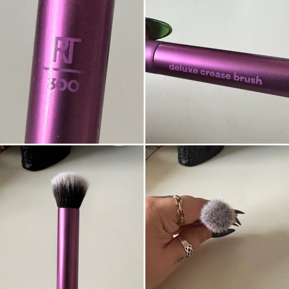 Real Techniques Brush Bundle RT400 RT402 RT300 Blush Setting Crease